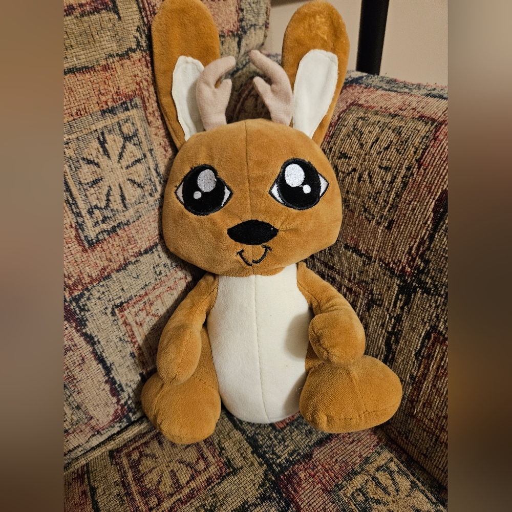 Plush Jackalope Toy